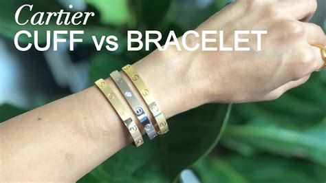 cartier love cuff - cartier love cuff vs bracelet.